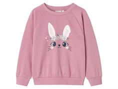 Name It mauve orchid bunny sweatshirt